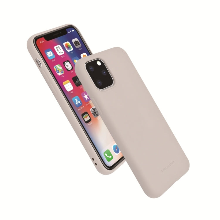 For iPhone 11 Pro Max MOLANCANO Shockproof Solid Color Silica Gel Protective Case