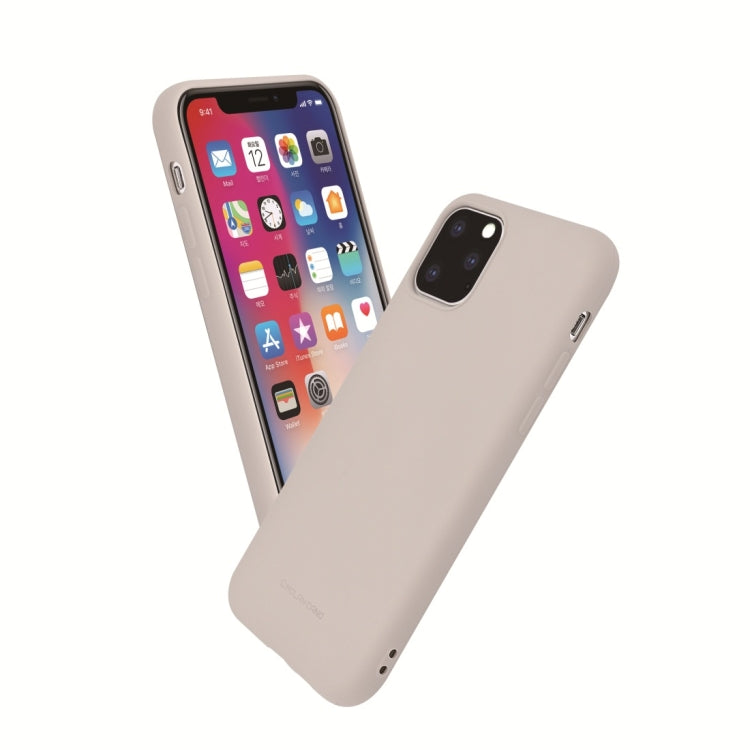 For iPhone 11 Pro Max MOLANCANO Shockproof Solid Color Silica Gel Protective Case