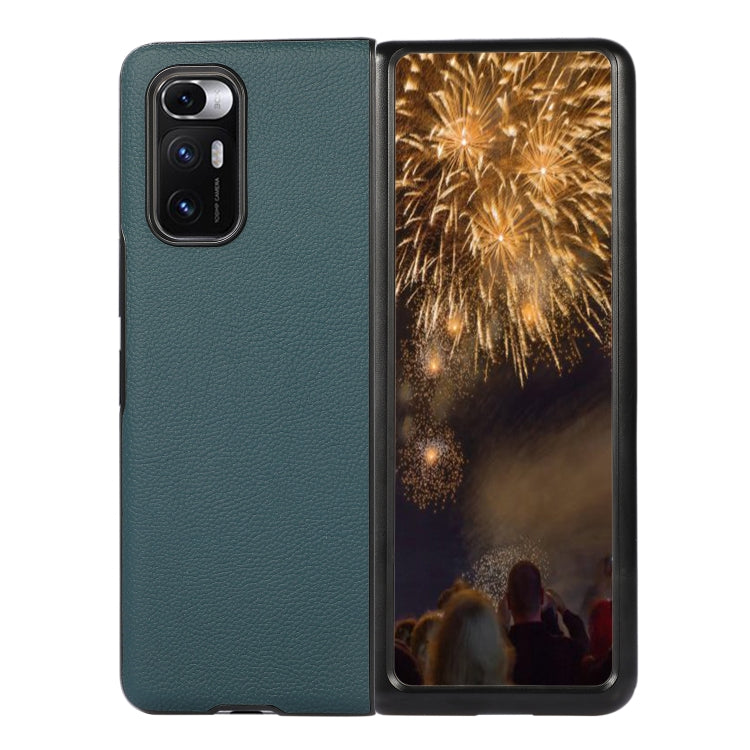 For Xiaomi Mi Mix Fold Genuine Leather Folding Protective Case