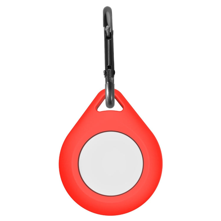 Shockproof Anti-scratch Silicone Protective Case Cover with Hang Loop For AirTag, Shape:Water Drop
