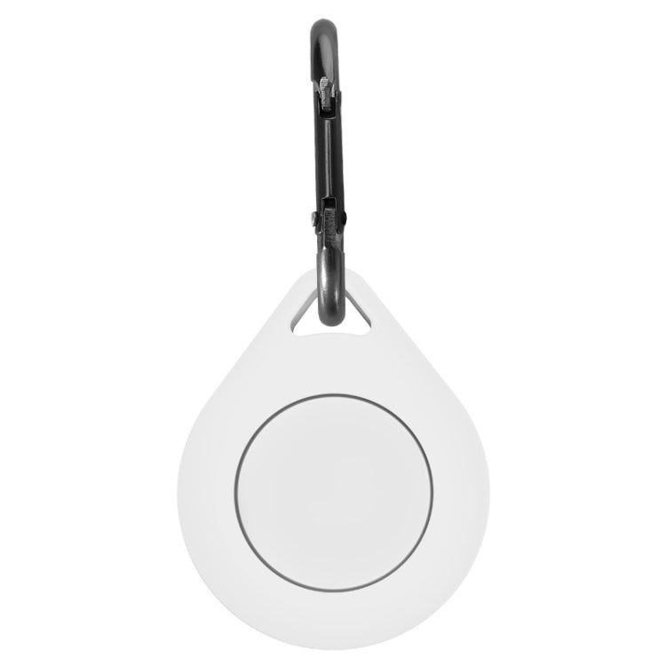 Shockproof Anti-scratch Silicone Protective Case Cover with Hang Loop For AirTag, Shape:Water Drop