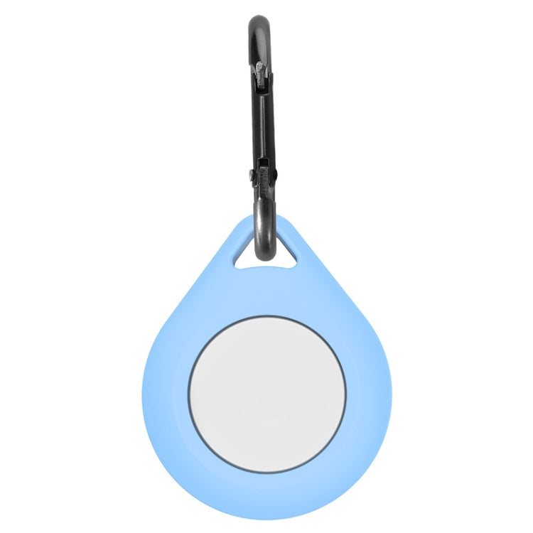Shockproof Anti-scratch Silicone Protective Case Cover with Hang Loop For AirTag, Shape:Water Drop