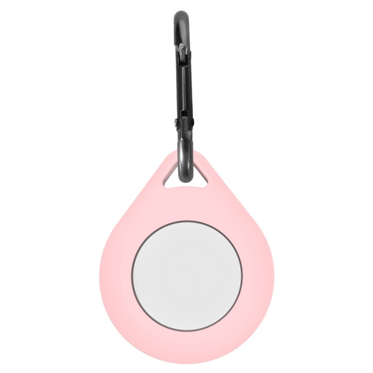 Shockproof Anti-scratch Silicone Protective Case Cover with Hang Loop For AirTag, Shape:Water Drop