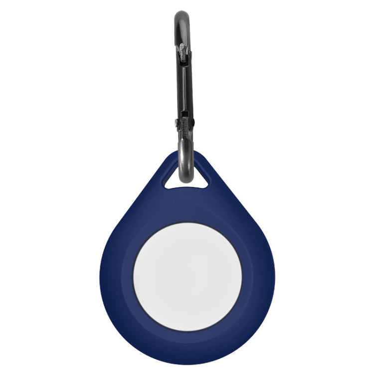 Shockproof Anti-scratch Silicone Protective Case Cover with Hang Loop For AirTag, Shape:Water Drop