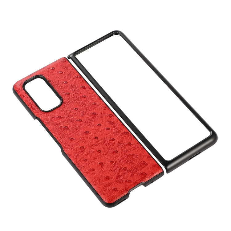 For Xiaomi Mi Mix Fold Ostrich Texture Leather Folding Protective Case