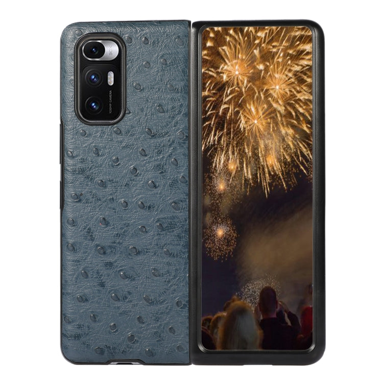 For Xiaomi Mi Mix Fold Ostrich Texture Leather Folding Protective Case