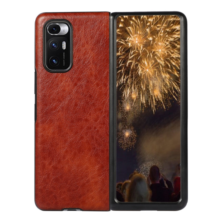 For Xiaomi Mi Mix Fold Crazy Horse Texture Leather Protective Case