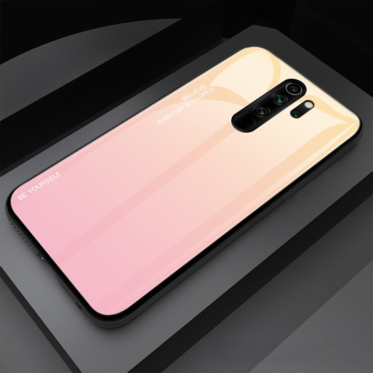 For Xiaomi Redmi Note 8 Pro Gradient Color Glass Case