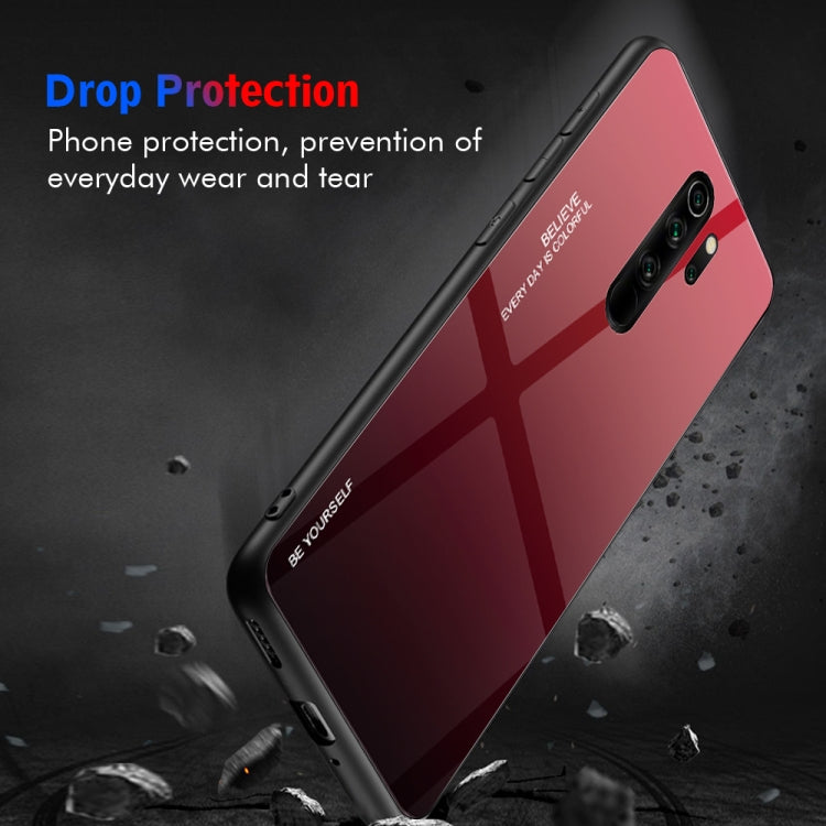 For Xiaomi Redmi Note 8 Pro Gradient Color Glass Case