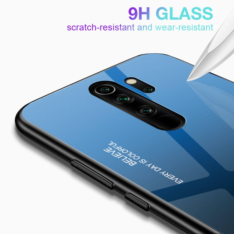 For Xiaomi Redmi Note 8 Pro Gradient Color Glass Case