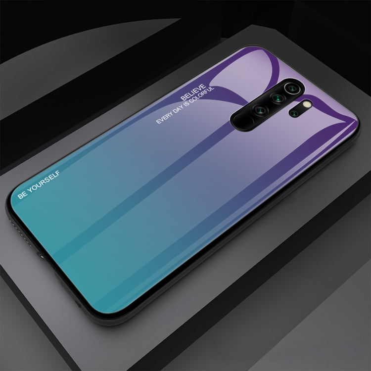 For Xiaomi Redmi Note 8 Pro Gradient Color Glass Case