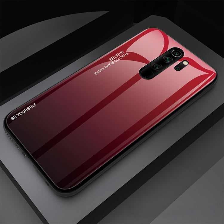 For Xiaomi Redmi Note 8 Pro Gradient Color Glass Case