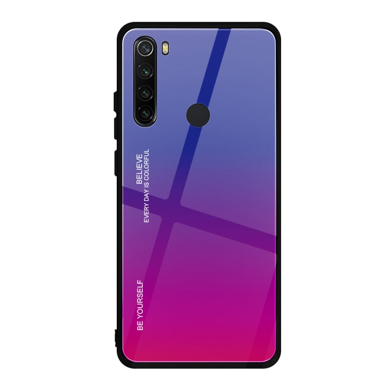 For Xiaomi Redmi Note 8 Gradient Color Glass Case