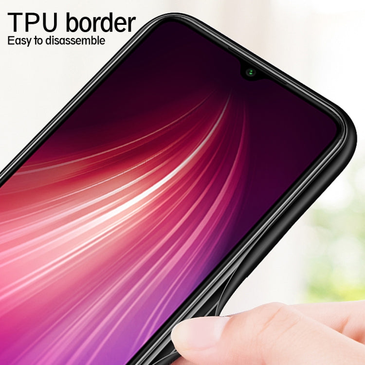 For Xiaomi Redmi Note 8 Gradient Color Glass Case