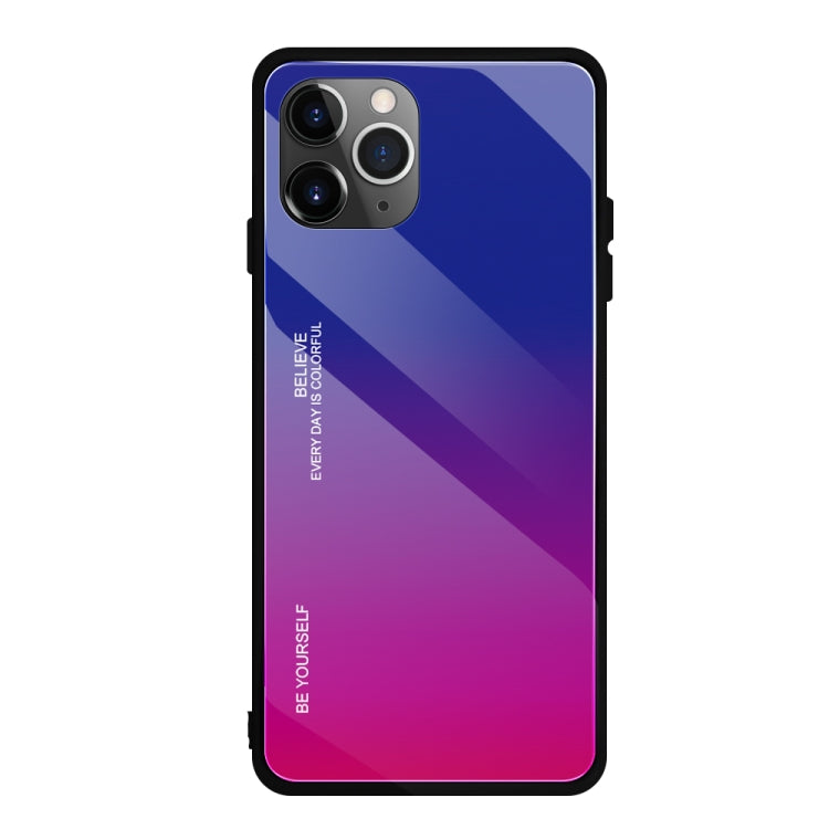 For iPhone 11 Gradient Color Glass Case