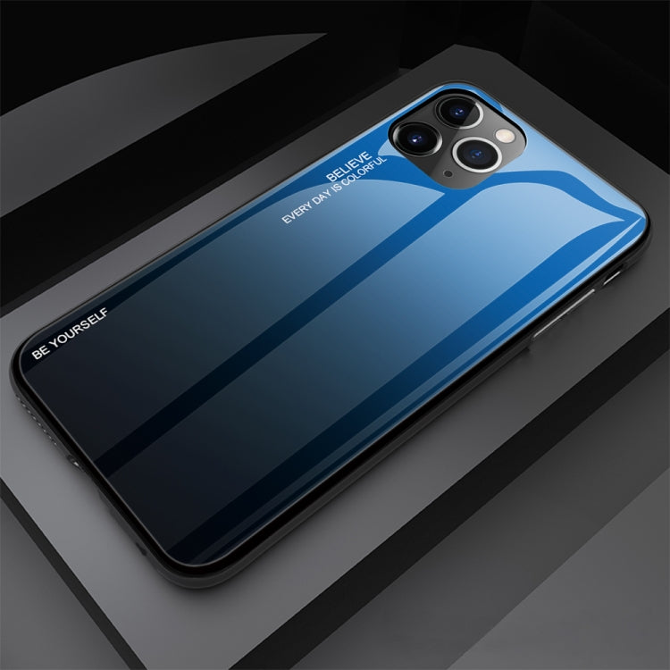 For iPhone 11 Gradient Color Glass Case