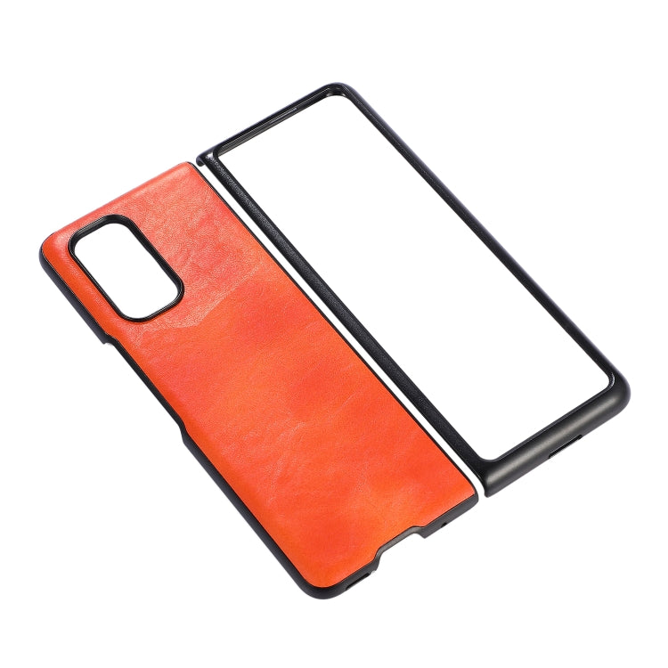 For Xiaomi Mi Mix Fold Two-color Crazy Horse Texture Leather Protective Case
