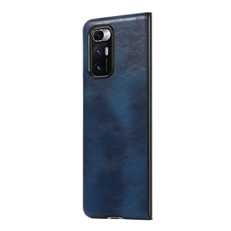 For Xiaomi Mi Mix Fold Two-color Crazy Horse Texture Leather Protective Case