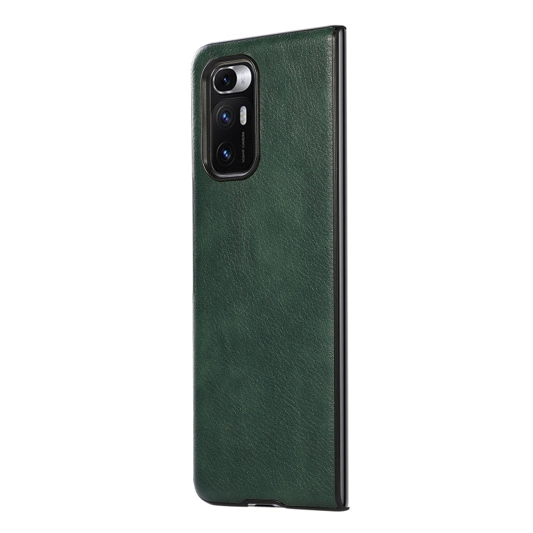 For Xiaomi Mi Mix Fold Two-color Lychee Texture Leather Protective Case