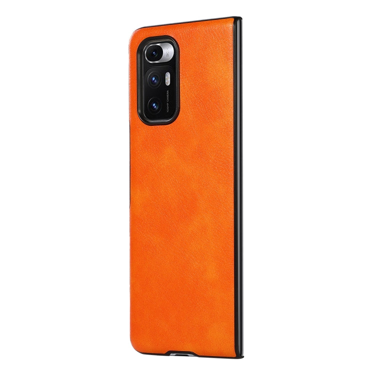 For Xiaomi Mi Mix Fold Two-color Lychee Texture Leather Protective Case
