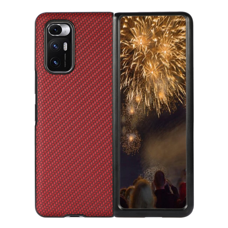 For Xiaomi Mi Mix Fold Carbon Fiber Leather Protective Case