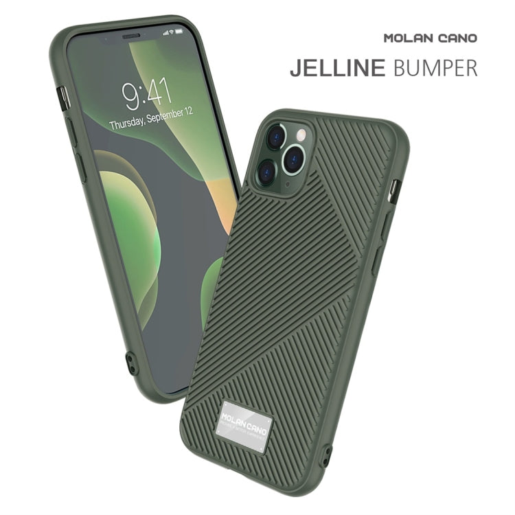 For iPhone 11 MOLANCANO JELLINE BUMPER Shockproof TPU Protective Case