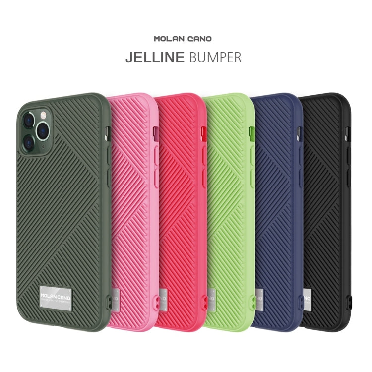 For iPhone 11 MOLANCANO JELLINE BUMPER Shockproof TPU Protective Case