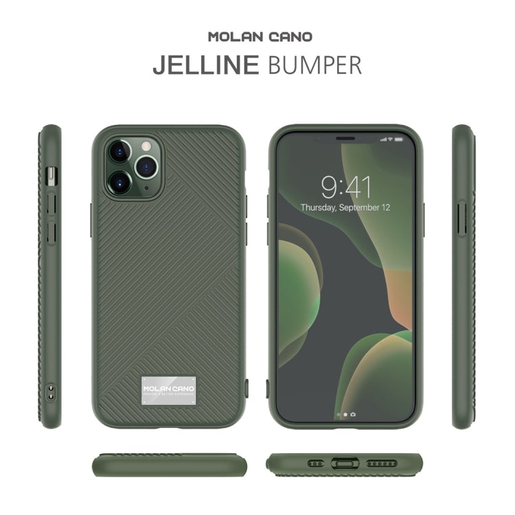 For iPhone 11 Pro Max MOLANCANO JELLINE BUMPER Shockproof TPU Protective Case