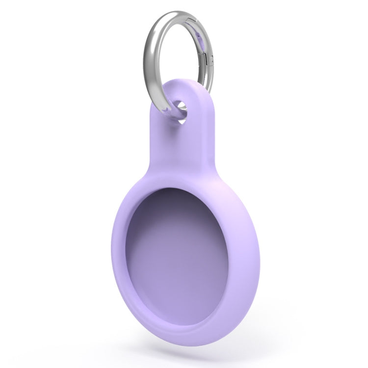 Shockproof Anti-scratch Silicone Protective Case Cover Key Chain with Hang Loop For AirTag
