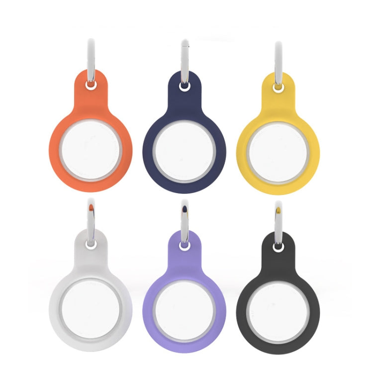 Shockproof Anti-scratch Silicone Protective Case Cover Key Chain with Hang Loop For AirTag