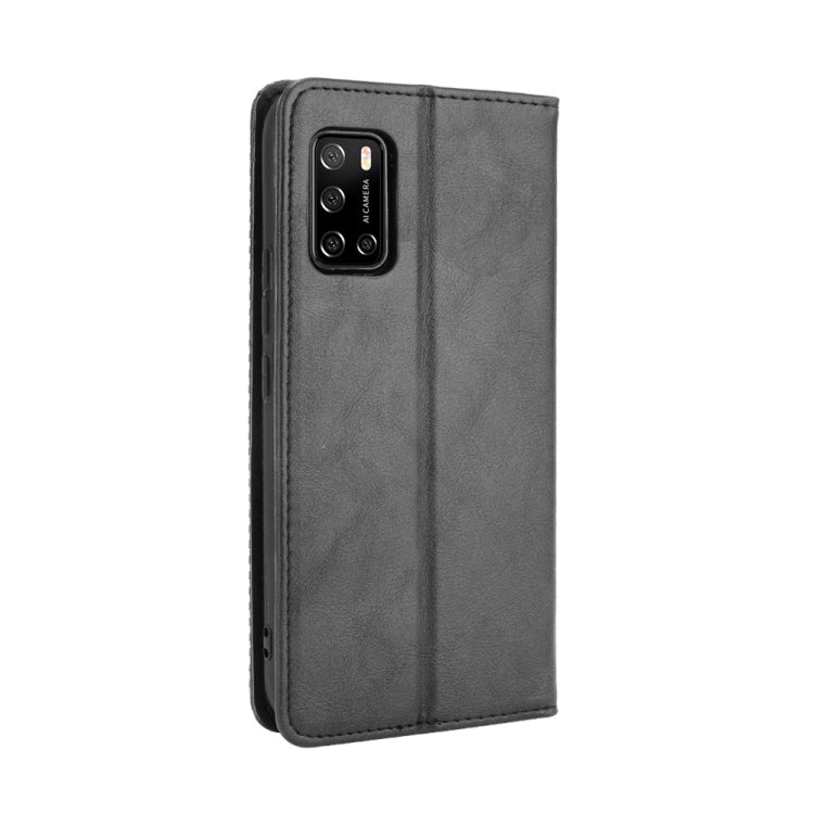For Rakuten Big S Magnetic Buckle Retro Crazy Horse Texture Horizontal Flip Leather Case with Holder & Card Slots & Photo Frame