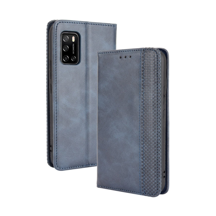 For Rakuten Big S Magnetic Buckle Retro Crazy Horse Texture Horizontal Flip Leather Case with Holder & Card Slots & Photo Frame