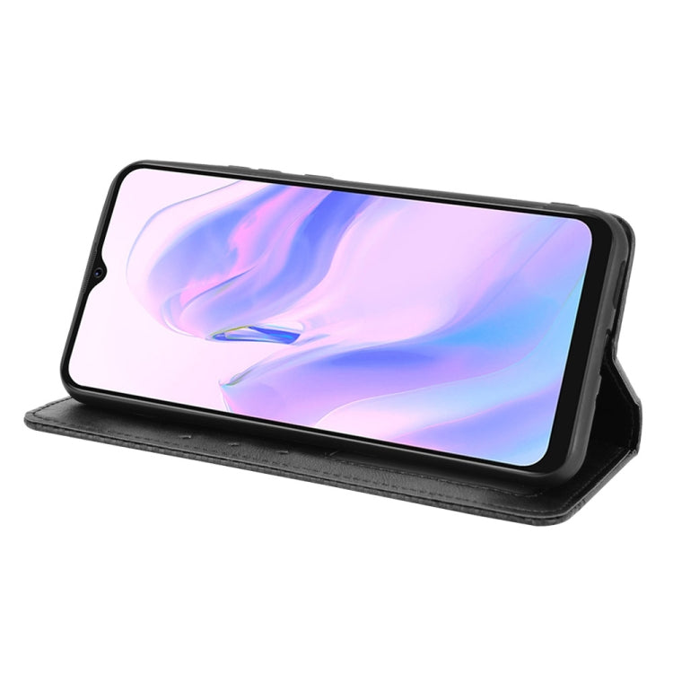 For Blackview A70 (2021) Magnetic Buckle Retro Crazy Horse Texture Horizontal Flip Leather Case with Holder & Card Slots & Photo Frame