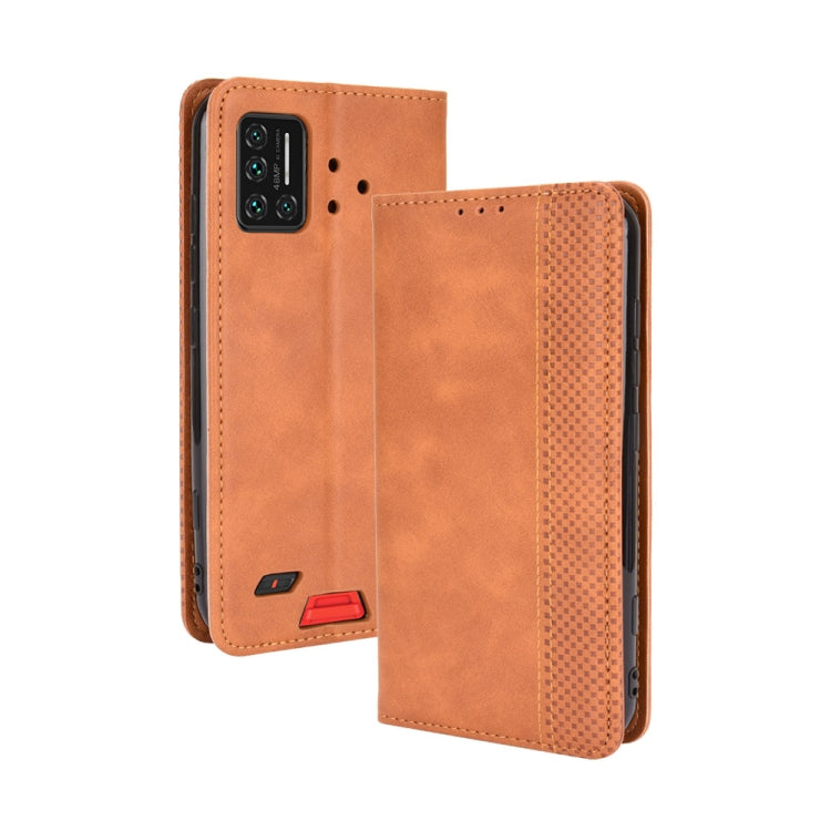 For UMIDIGI Bison GT Magnetic Buckle Retro Crazy Horse Texture Horizontal Flip Leather Case with Holder & Card Slots & Photo Frame