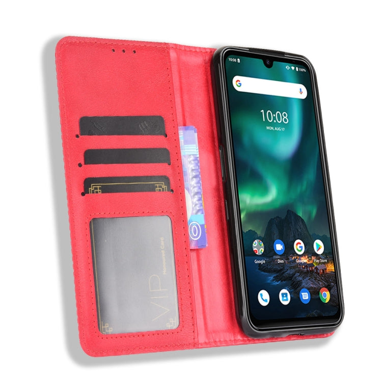 For UMIDIGI Bison GT Magnetic Buckle Retro Crazy Horse Texture Horizontal Flip Leather Case with Holder & Card Slots & Photo Frame