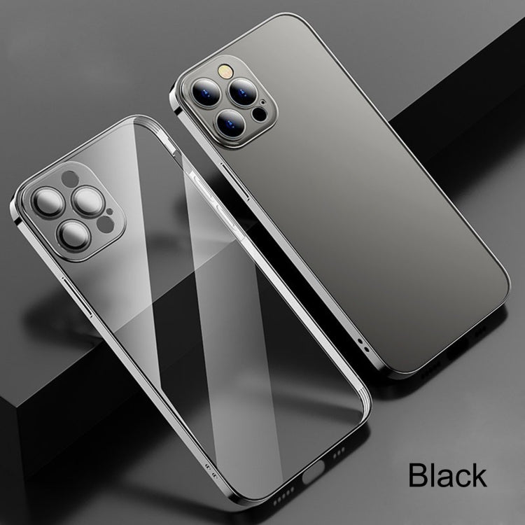 For iPhone 11 Anti-fingerprint Frosted Electroplating Protective Case with Camera Film