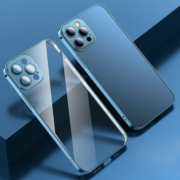 For iPhone 11 Pro Anti-fingerprint Frosted Electroplating Protective Case with Camera Film