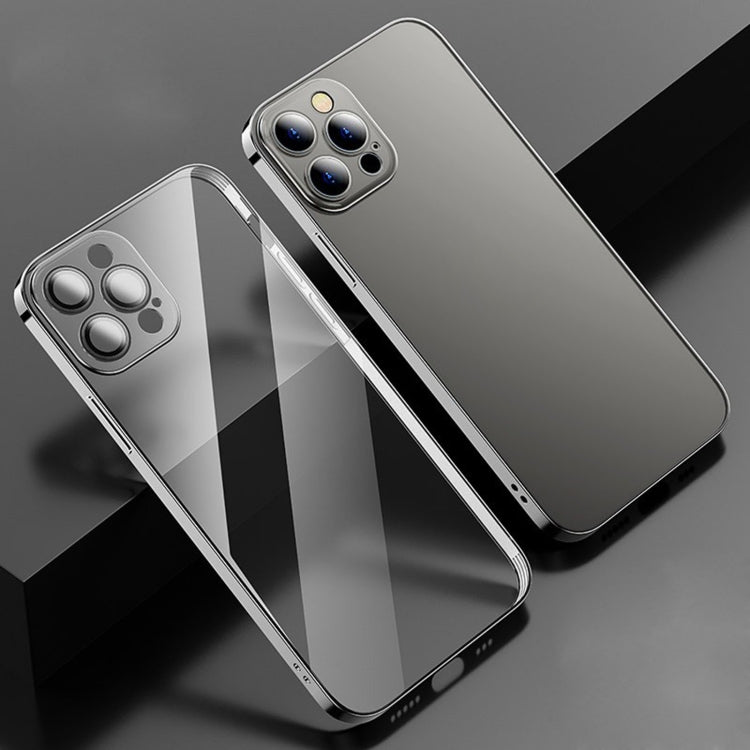 For iPhone 11 Pro Anti-fingerprint Frosted Electroplating Protective Case with Camera Film