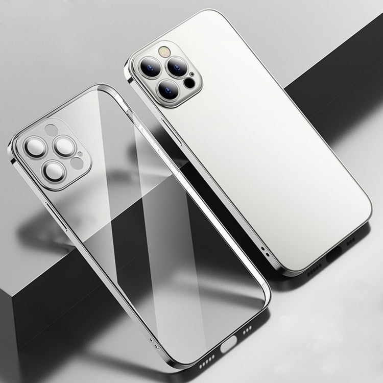 For iPhone 11 Pro Anti-fingerprint Frosted Electroplating Protective Case with Camera Film