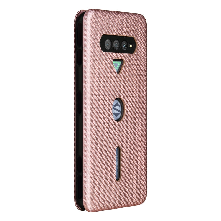 For Xiaomi Black Shark 4 / 4 Pro Carbon Fiber Texture Horizontal Flip TPU + PC + PU Leather Case with Card Slot