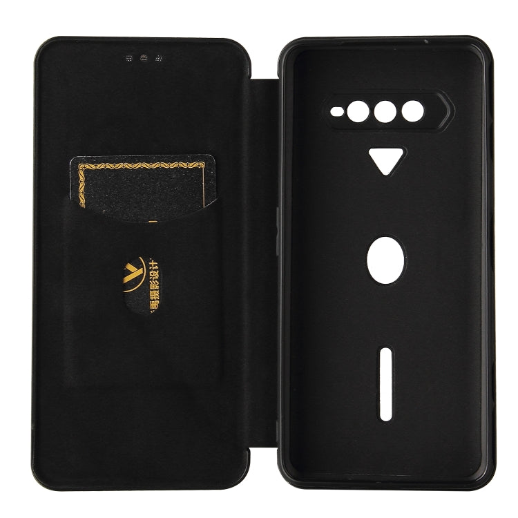 For Xiaomi Black Shark 4 / 4 Pro Carbon Fiber Texture Horizontal Flip TPU + PC + PU Leather Case with Card Slot