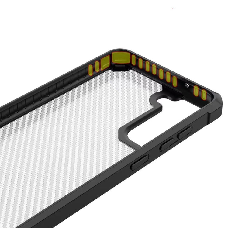 Carbon Fiber Acrylic Shockproof Protective Case For Samsung Galaxy S21 5G