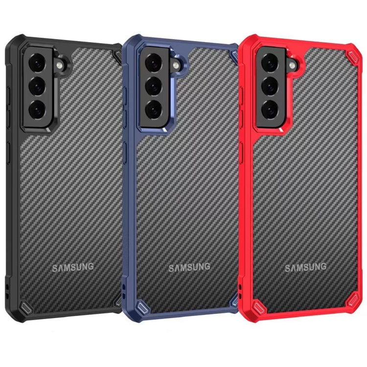 Carbon Fiber Acrylic Shockproof Protective Case For Samsung Galaxy S21+ 5G