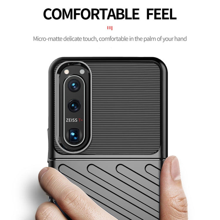 For Sony Xperia 5 III Thunderbolt Shockproof TPU Protective Soft Case