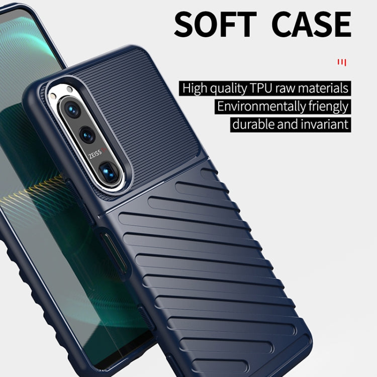 For Sony Xperia 5 III Thunderbolt Shockproof TPU Protective Soft Case