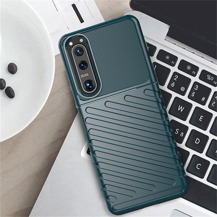 For Sony Xperia 5 III Thunderbolt Shockproof TPU Protective Soft Case