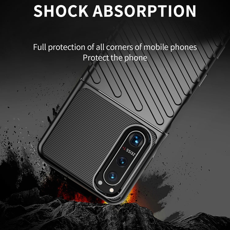 For Sony Xperia 5 III Thunderbolt Shockproof TPU Protective Soft Case