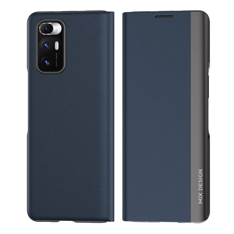For Xiaomi Mix Fold Electroplated Horizontal Flip Leather Case with Holder