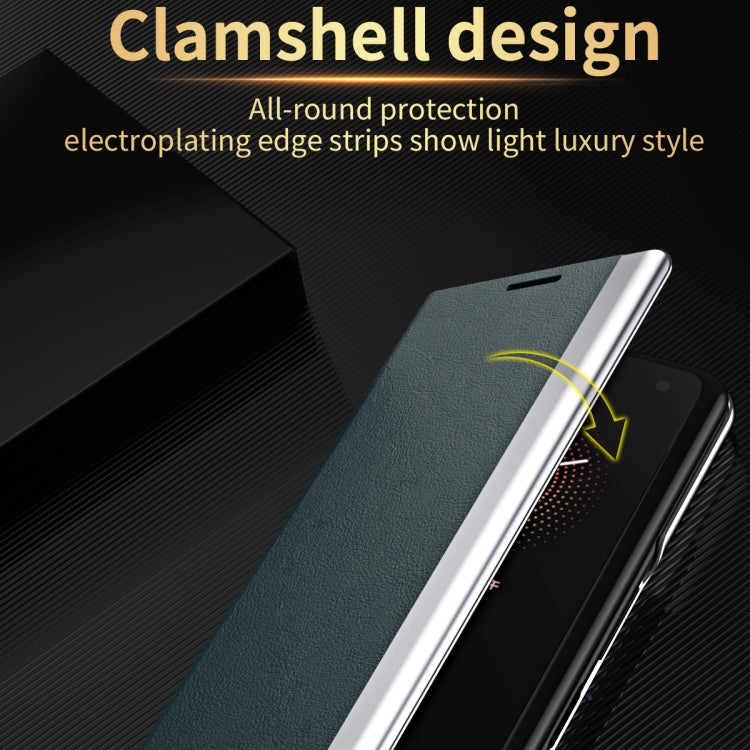 For Xiaomi Mix Fold Electroplated Horizontal Flip Leather Case with Holder