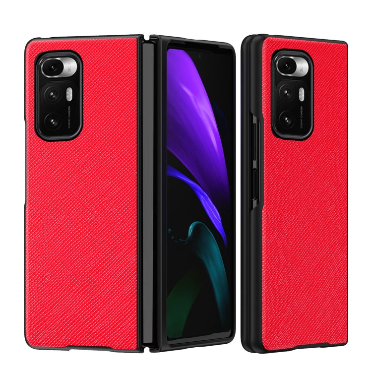 For Xiaomi Mi Mix Fold Foldable Protective Case, Pattern:Cross Pattern